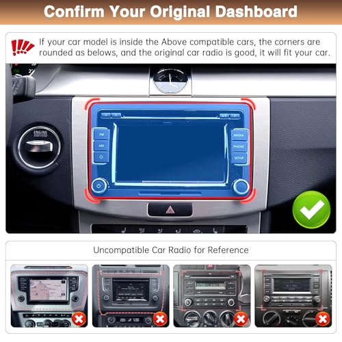 7 Inch Display Carplay Car Stereo Upgrade for Volkswagen with RDS