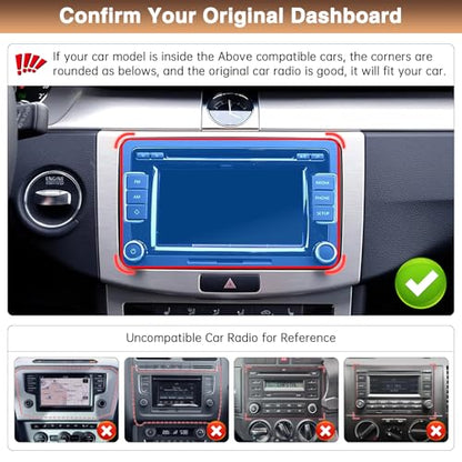 7 Inch Display Carplay Car Stereo Upgrade for Volkswagen with RDS