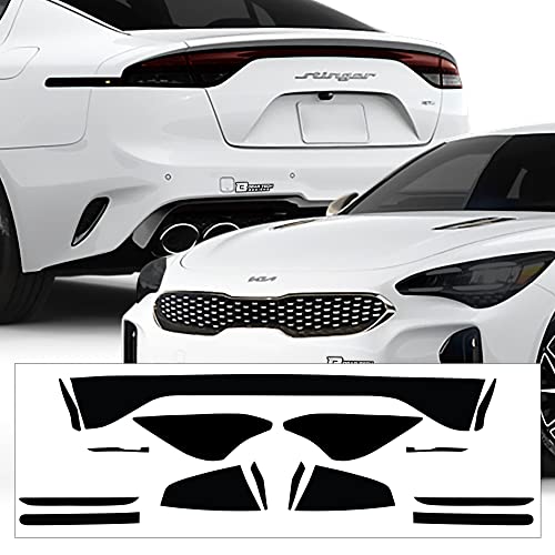Precut for Kia Stinger 2022 (FULL TINT KIT / Dark Smoke)