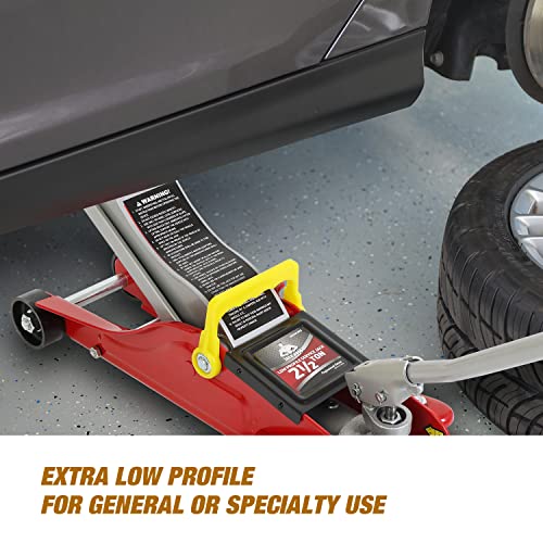 Floor Jack 2.5 Ton (2.5 Ton With Case / Red)