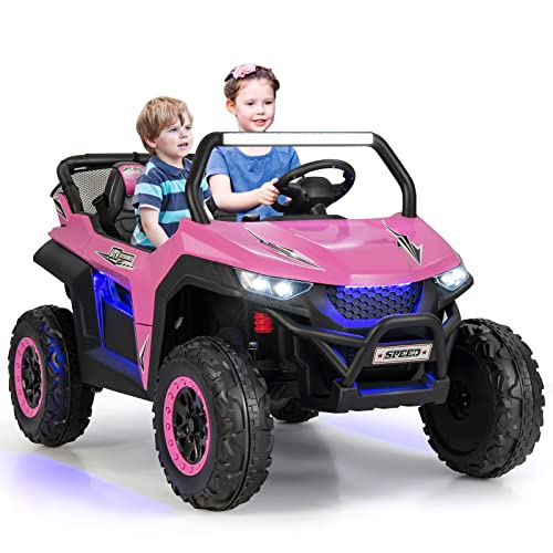 2 Seater Ride on Car for Kids (Pink)