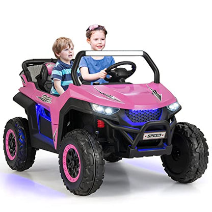 2 Seater Ride on Car for Kids (Pink)