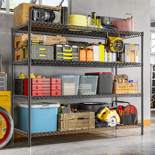 4 Tier 2560LBS Heavy Duty Shelving (55.5"H x 55.5"W x 18"D)