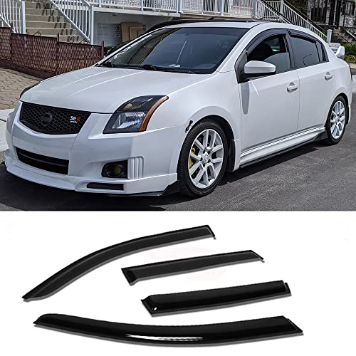 Window Visors Rain Guards for 2007 (2007-2012 Sentra)