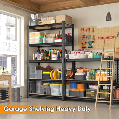 2400LBS Garage Shelving (Black)