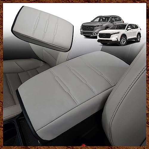 Armrest Cover for 2023+ Honda CR (11) 23+ |CR-V| Gray/Gray Stitching, Regular)