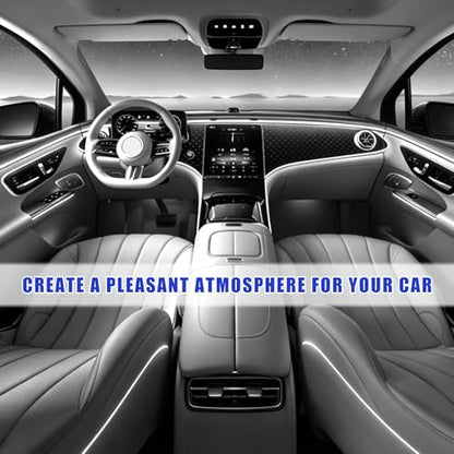 EL Wire Interior Car LED Strip Lights (White)