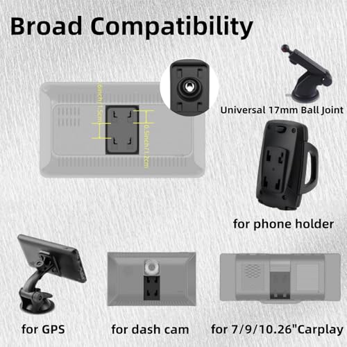 Extended Carplay Mount (Holes Bracket)
