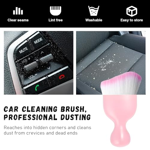 Car Detailing Brush (Pink/Pink / 1 PC)
