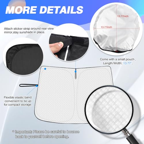 Windshield Sun Shade for 2022 (1PCS GMC Hummer EV 2022-Present)