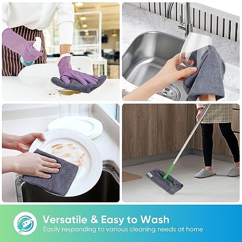 Grey Microfiber Cleaning Cloth (Grey)