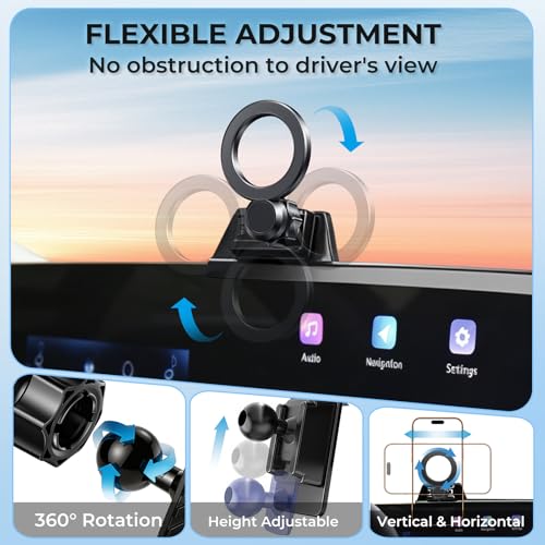 Car Phone Holder for Cadillac Lyriq 2023 (23-26 Lyriq&25-26 Optiq/CT5&24-26 XT4 & 26 Vistiq)