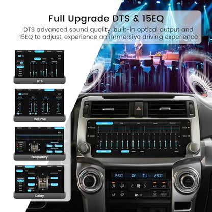 10.25" QLED Car Radio for 4Runner 2010 (Silver)