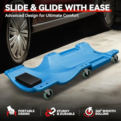 40 in Low Profile Under (Blue / 40" L)