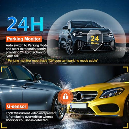 4K Dash Cam Custom fit for GMC Yukon (Model A Front 4K Only)