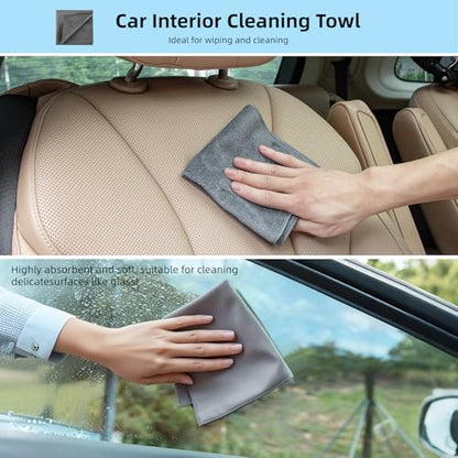 9Pcs Car Cleaning Kit for Dashes Air Vents Keyboards Electronics (9 Piece set)