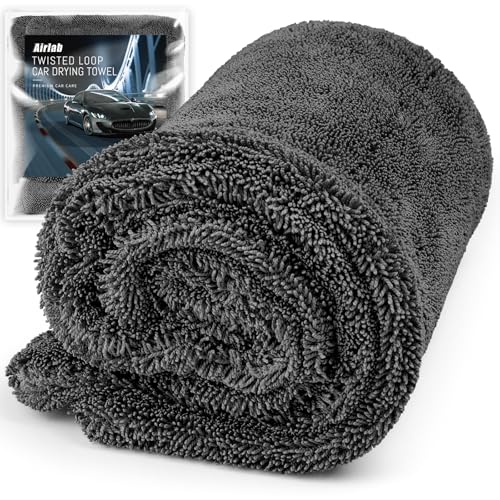 Microfiber Towel Car Drying Detailing Wash Cloth Car Care (Dark Grey)