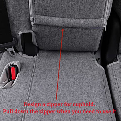 Camry Car Seat Covers Custom Fit for Toyota 2012 (Gray / 2012-2017 Camry L LE XLE)