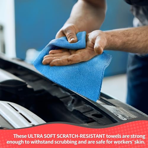 Shop Towels 100 Pack Microfiber Towels for Cars