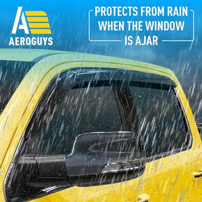 Extra Durable Window Deflectors Tape (For Dodge RAM 19-26 Crew Cab)