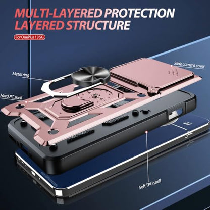 for OnePlus 13 5G Case (OnePlus 13 5G（6.82"） / Rose Gold)