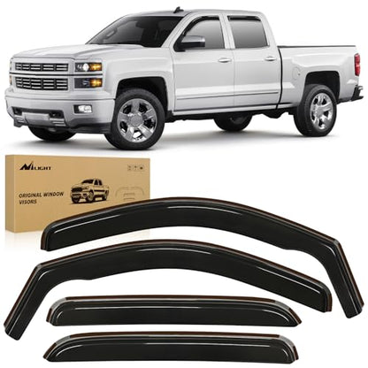in Channel Window Visors for Silverado (Chevy Silverado 1500 2007-2013)