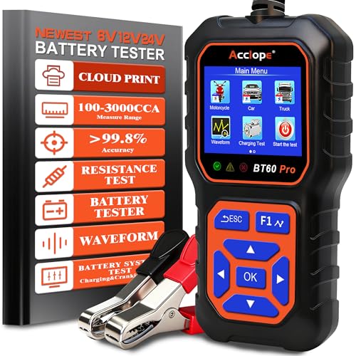 BT60 PRO 2 120Ah Battery Tester 6V (Black-Orange)