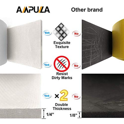 Garage Wall Protector Car Door Protectors Ultra Thick Foam Wall Bumper (1/4" Thickness White)