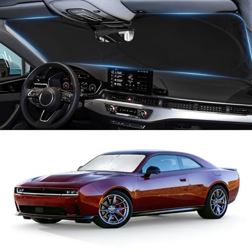 Windshield Sun Shade for Dodge Charger 2011 (Fit Charger 2011-2024)