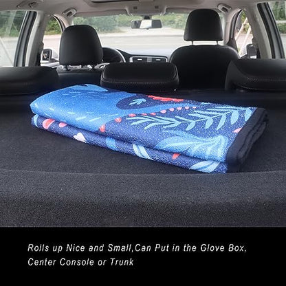 Car Seat Cover Protector Front Seats (1Pcs Front Seat Towel / Dinosaur)