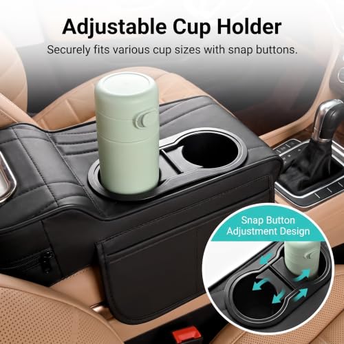 Multifunctional Car Armrest Cover (1 PC / Black)
