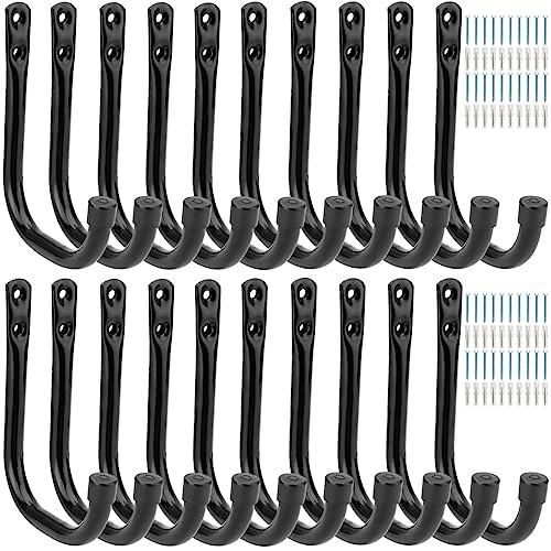 20 Pcs Heavy Duty Garage Storage Utility Hooks (4.1inch(20Pcs))