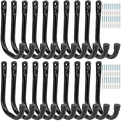 20 Pcs Heavy Duty Garage Storage Utility Hooks (4.1inch(20Pcs))