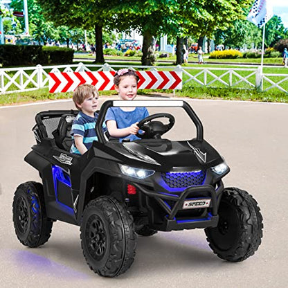 2 Seater Ride on Car for Kids (Black)