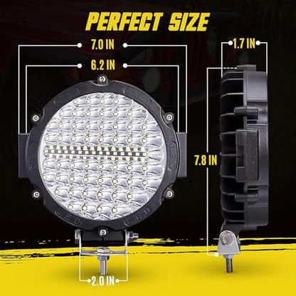 LED Off Road Lights (4 Black)