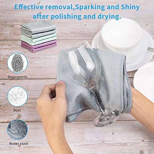 Streak Free Miracle Cleaning Cloths Easy Clean Nanoscale (Pink 6p)