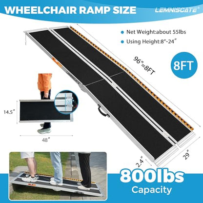 8FT Portable Wheelchair Ramp (8FT)