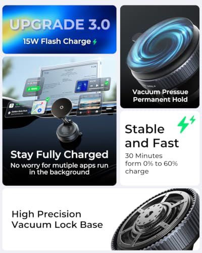 for MagSafe Car Mount Charger (Black)