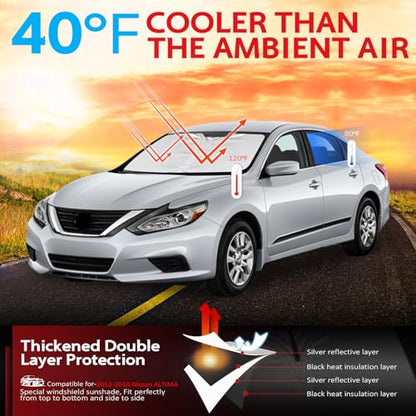 Windshield Sun Shade for 2013 (for 2013-2018 Nissan ALTIMA)