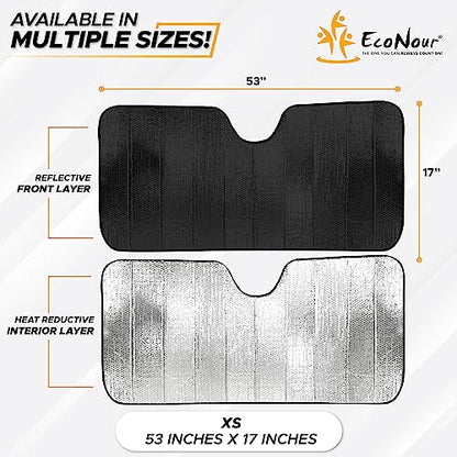 Accordion Windshield Sun Shade for Jeep Wrangler (For Jeep Wrangler)