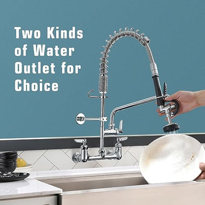 Commercial Kitchen Faucet (Chrome)