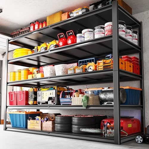 78" H Garage Shelving (5-Tier,55" W x 26" D x 78" H)