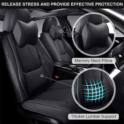 Car Seat Covers Full Set (Black / Full Set)