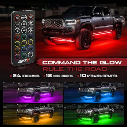 Aura RGB Aluminum Truck Underglow Kit with Remote Control (2. Truck/SUV/Van / RGB)