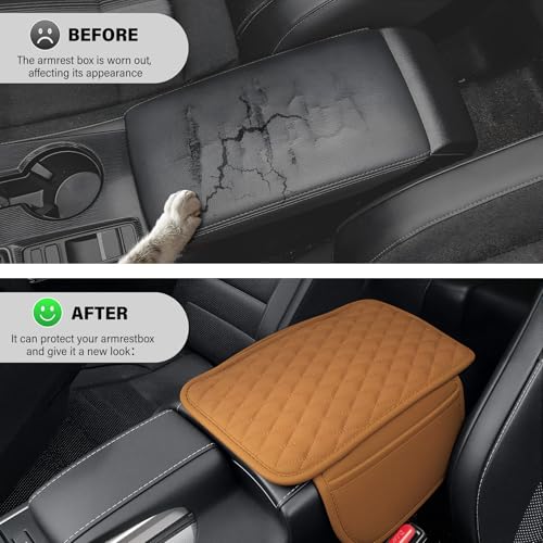 Car Center Console Cover (orange)