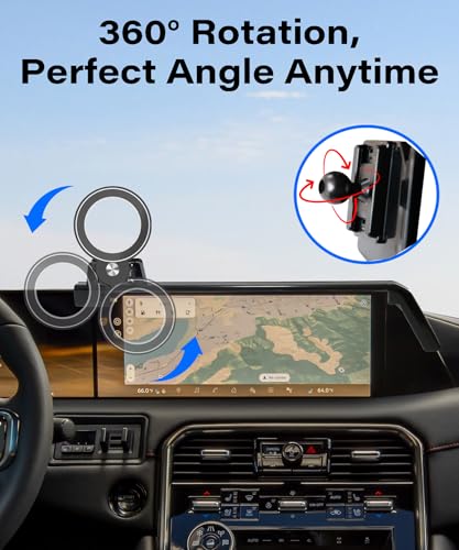Car Phone Holder for Nissan Armada 2025 2026 14.3" Screen Accessories (for 2025-2026 Nissan Armada (14.3 Inch Screen))