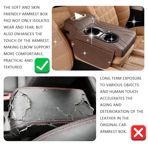 Car Armrest Cover (Coffee)