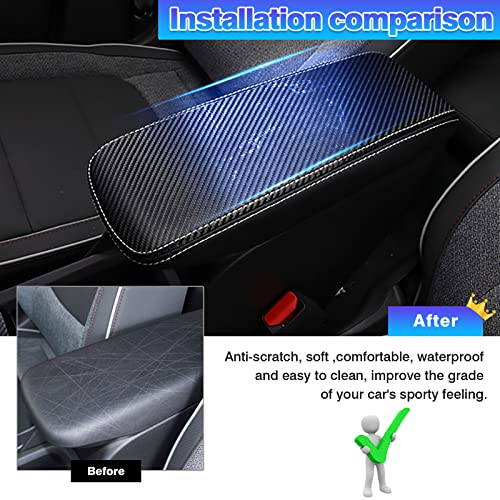 Center Console Cover for Chevy (4)21-26|Trailblazer|Carbon Pattern,Regular)