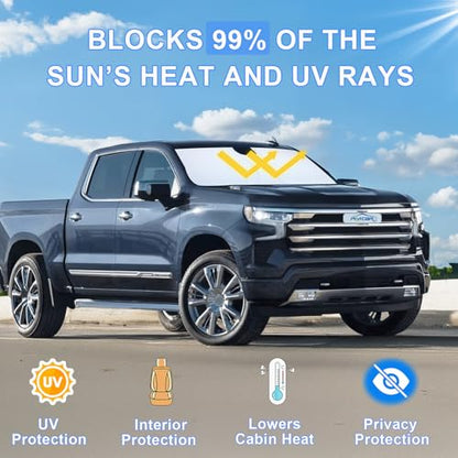 Windshield Sun Shade for 2022 (for Silverado/Sierra 2022-2026)