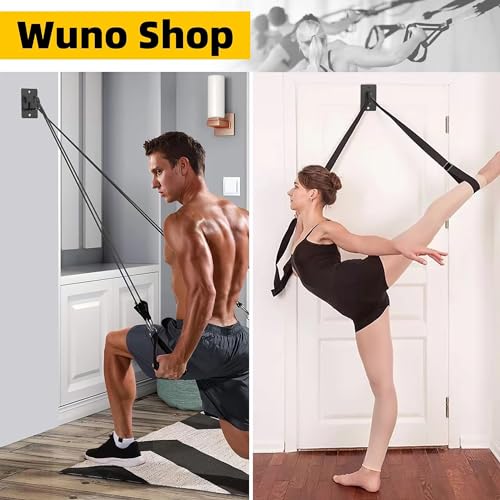 3 Pcs Wall Anchors for Resistance Bands (G Hooks-Black-3Pcs)
